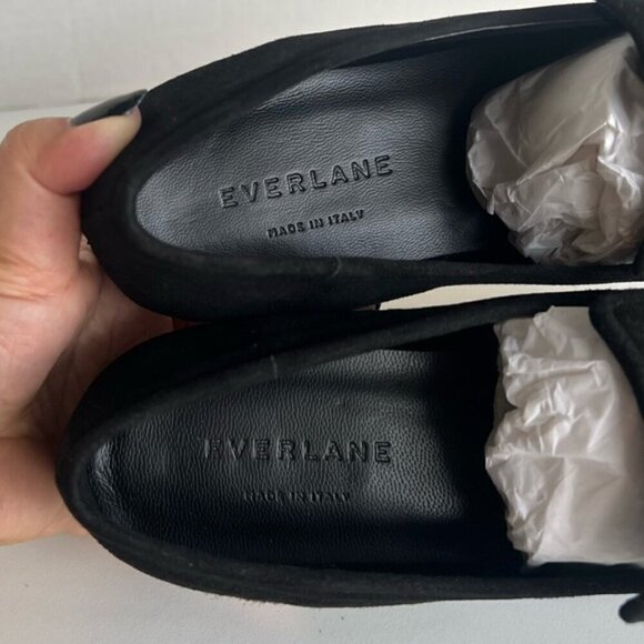 Everlane - Women's The Day Loafer - Black Suede. Size: 6.5. NIB - Picture 9 of 15